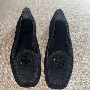 Tory Burch Suede Loafer black
